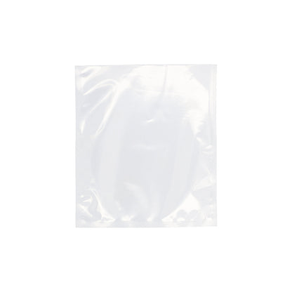 Ένας καθαρός, ορθογώνιος Starpak 100 Siegelrandbeutel (PA/PE διαφανής) από Starpak, ιδανικός για θάλαμο κενού, είναι άδειος με σφραγισμένες άκρες μπροστά σε ένα απλό λευκό φόντο.