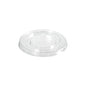 Το καπάκι Dressingbecher rPET 30 / 60 ml από την Duni GmbH είναι ένα διαυγές, στρογγυλό, διαφανές καπάκι με υπερυψωμένο κέντρο και ανάγλυφο σύμβολο ανακύκλωσης, που υπογραμμίζει τον φιλικό προς το περιβάλλον σχεδιασμό του. Είναι απεικονισμένο σε λευκό φόντο. Συσκευασία: 150 κομμάτια.
