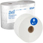 Μια συσκευασία Scott® Control™ χαρτί υγείας της Kimberly-Clark GmbH περιέχει 6 λευκούς ρολούς (καθένας 314 μ, 1280 φύλλα/ρολό) με κεντρική εξαγωγή και μια ετικέτα με πληροφορίες προϊόντος και μπλε επισημασμένο "6 x".