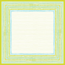 Η μεσαία τραπεζομάντηλο Dunicel 84x84 cm Elise Stripes από την Duni GmbH έχει ένα κρεμ χρώμα στο κέντρο, το οποίο πλαισιώνεται από μπλε, πράσινες και κίτρινες ρίγες σε χειροποίητο στυλ. Αυτό το υψηλής ποιότητας τραπεζομάντηλο (πακέτο των 20) προσφέρει φιλική προς το περιβάλλον γοητεία σε κάθε στρωμένο τραπέζι.