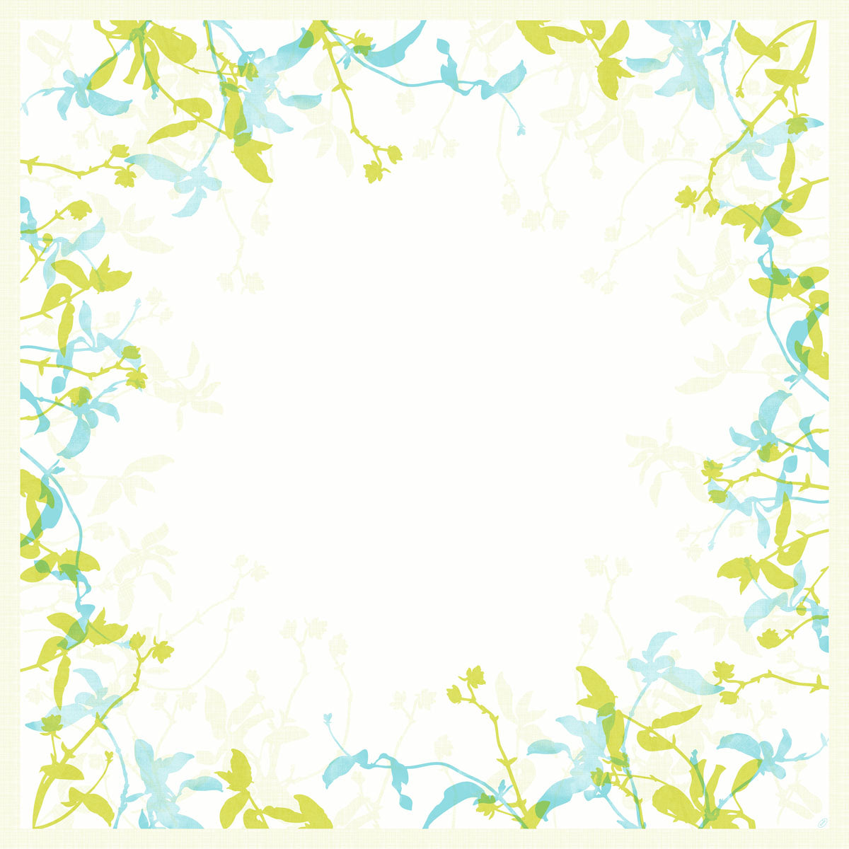 Η Dunicel μεσαία πετσέτα 84x84 cm Elise από την Duni GmbH (συσκευασία με 20 τεμάχια) προσφέρει μια κομψή διακόσμηση τραπεζιού: Ένα τετράγωνο πλαίσιο από μπλε και πράσινα ακουαρέλες λουλούδια κοσμεί τις γωνίες και τις άκρες - ιδανικό για εορταστικές περιστάσεις.