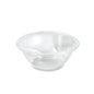 Το Multi-Schale Transparent PP 153x153x60 της Duni GmbH (συσκευασία: 480 τεμάχια) είναι ένα διαφανές μπολ PP με φαρδύ χείλος, ιδανικό για συσκευασίες τροφίμων, απεικονισμένο σε λευκό φόντο.