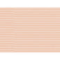 Ein pfirsichfarbenes Design mit horizontalen Streifen und weißen Rändern oben und unten - perfekt für Duni GmbH Bio-Dunicel-Sets 30x40 Tessuto staubig rosa Elegante Tischsets, Packung (100 Stück).