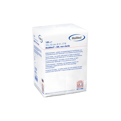 MaiMed-MK-μη αποστειρωμένες κομπρέσες γάζας 100 τεμαχίων/χάρτινη σακούλα