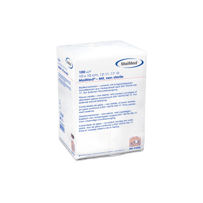 MaiMed-MK-μη αποστειρωμένες κομπρέσες γάζας 100 τεμαχίων/χάρτινη σακούλα