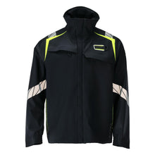 Μπουφάν Softshell Μπουφάν Multisafe softshell, μαύρο μπλε/hi-vis κίτρινο