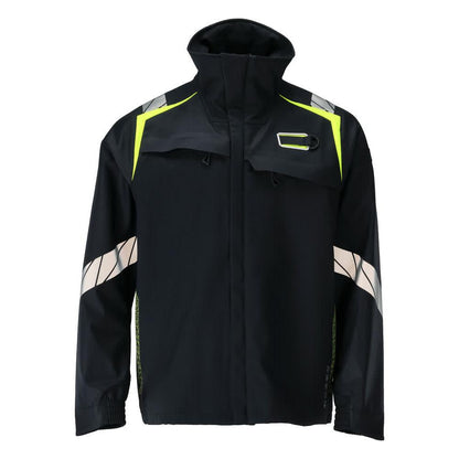 Μπουφάν Softshell Μπουφάν Multisafe softshell, μαύρο μπλε/hi-vis κίτρινο