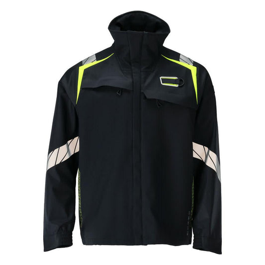 Μπουφάν Softshell Μπουφάν Multisafe softshell, μαύρο μπλε/hi-vis κίτρινο