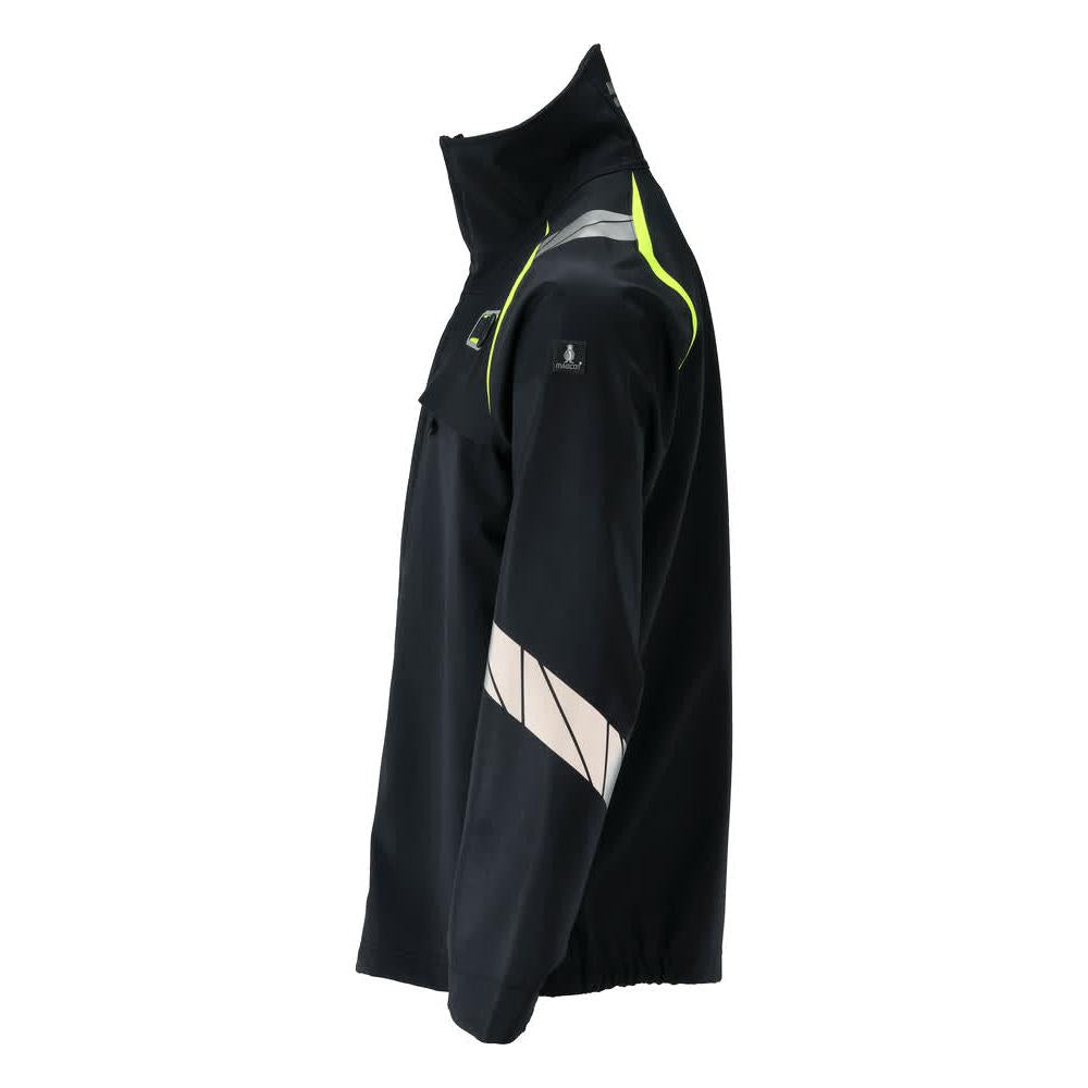 Μπουφάν Softshell Μπουφάν Multisafe softshell, μαύρο μπλε/hi-vis κίτρινο