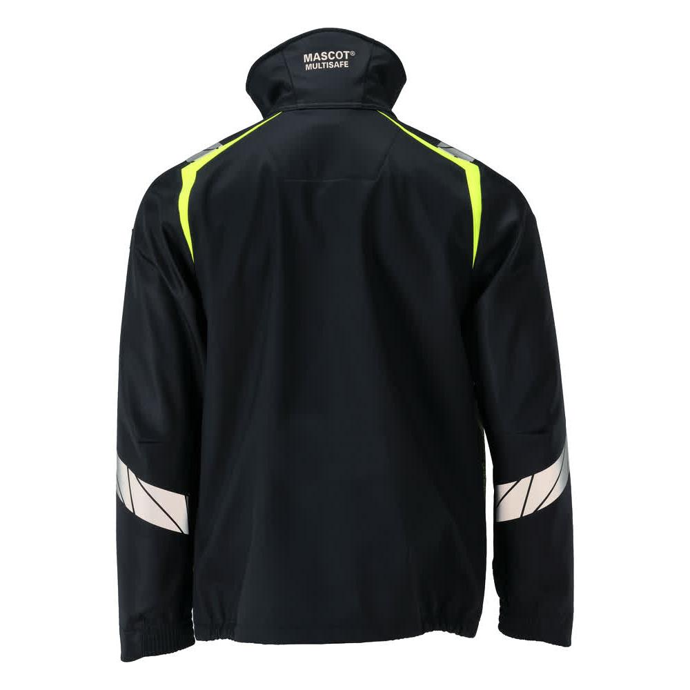 Μπουφάν Softshell Μπουφάν Multisafe softshell, μαύρο μπλε/hi-vis κίτρινο