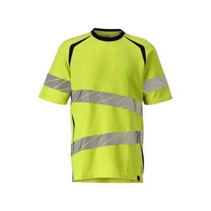 T-shirt, μοντέρνα εφαρμογή T-shirt Multisafe, hi-vis κίτρινο/μαύρο-μπλε
