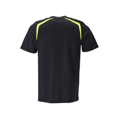 T-shirt, μοντέρνα εφαρμογή T-shirt Multisafe, μαύρο μπλε/hi-vis κίτρινο