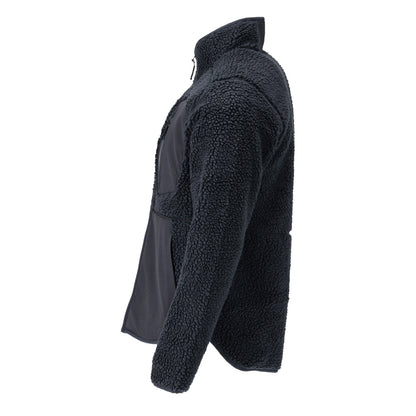 Γούνινο μπουφάν από ίνες με φερμουάρ Γούνινο τζάκετ από ίνες