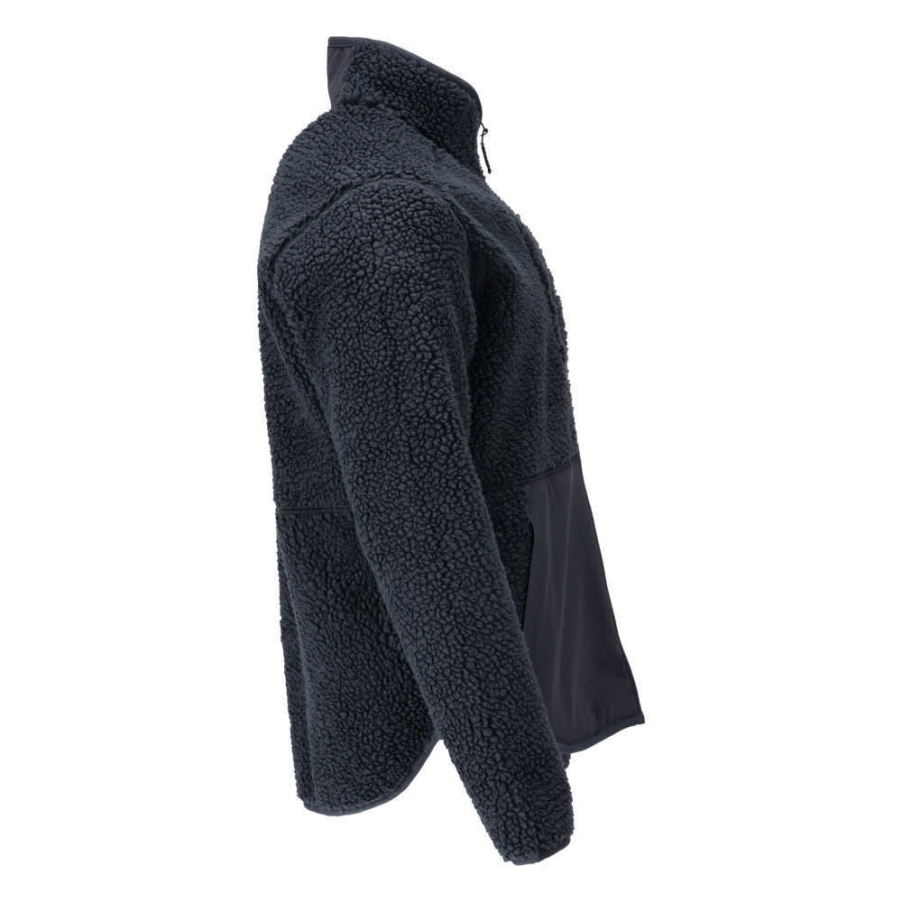 Γούνινο μπουφάν από ίνες με φερμουάρ Γούνινο τζάκετ από ίνες