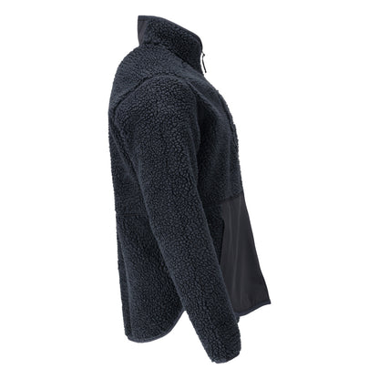 Γούνινο μπουφάν από ίνες με φερμουάρ Γούνινο τζάκετ από ίνες