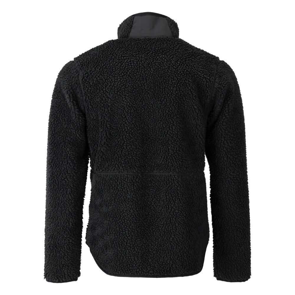 Γούνινο μπουφάν από ίνες με φερμουάρ Γούνινο τζάκετ από ίνες