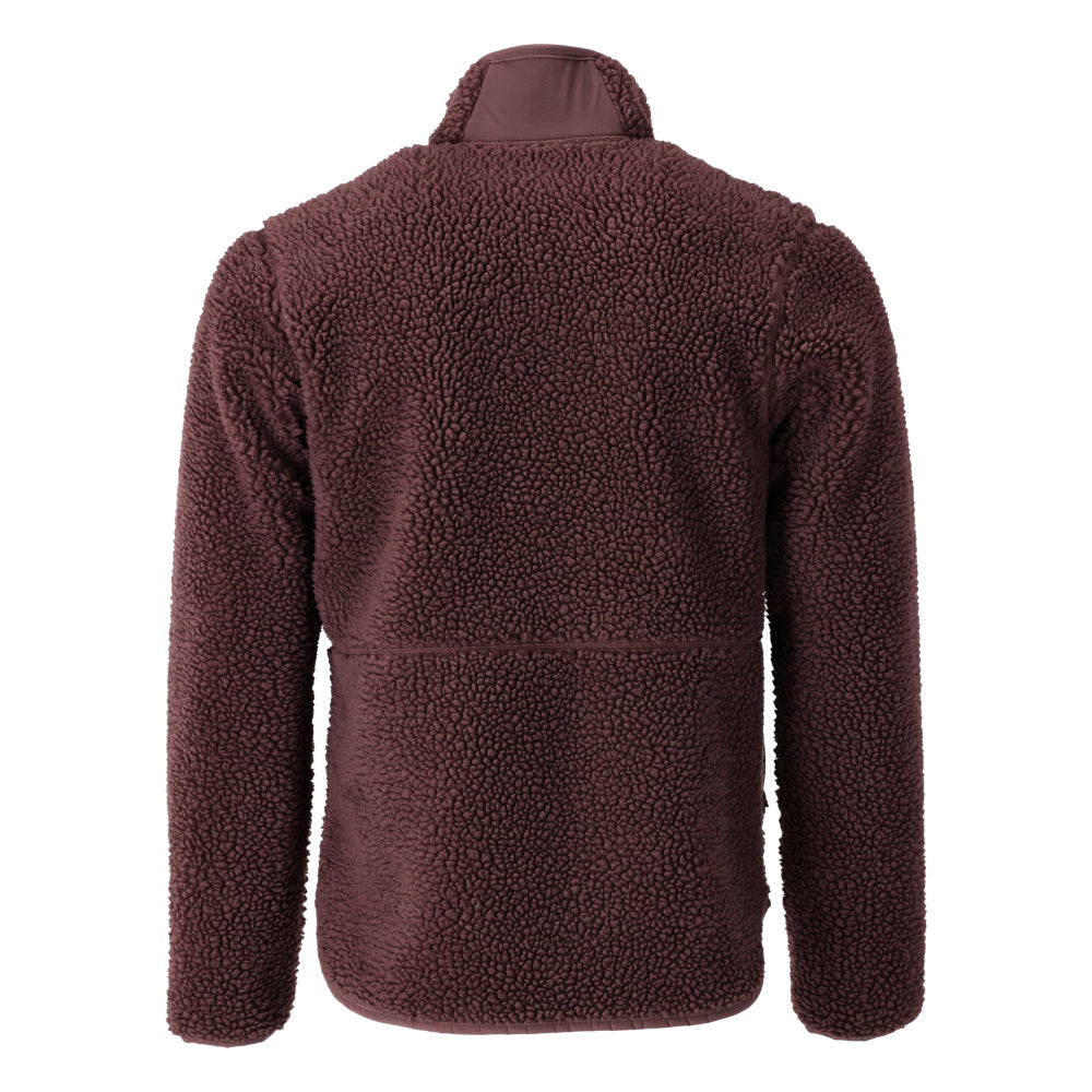 Γούνινο μπουφάν από ίνες με φερμουάρ Γούνινο τζάκετ από ίνες