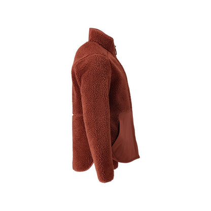 Γούνινο μπουφάν από ίνες με φερμουάρ Γούνινο τζάκετ από ίνες