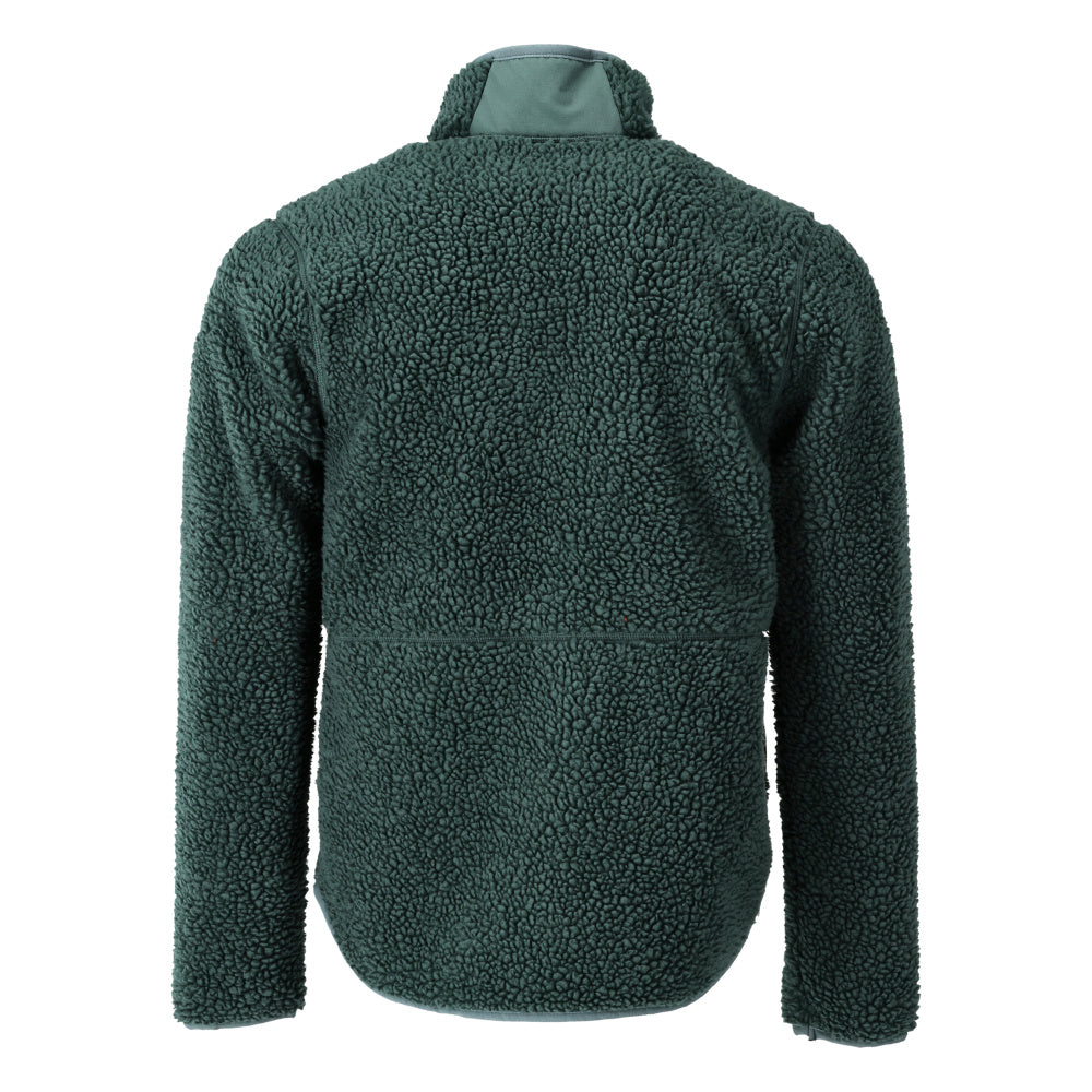 Γούνινο μπουφάν από ίνες με φερμουάρ Γούνινο τζάκετ από ίνες