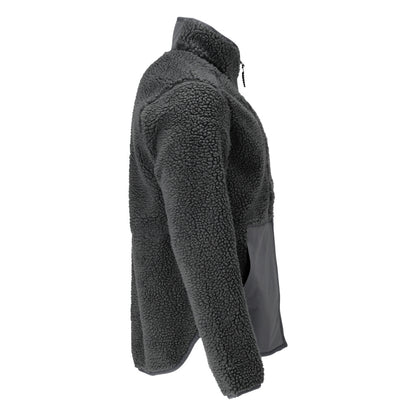 Γούνινο μπουφάν από ίνες με φερμουάρ Γούνινο τζάκετ από ίνες