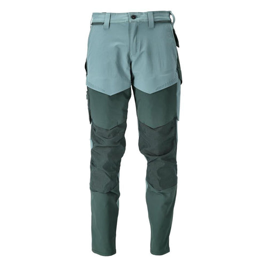 Παντελόνι με τσέπες στο γόνατο, παντελόνι ULTIMATE STRETCH, ανοιχτό δασικό/πράσινο του δάσους