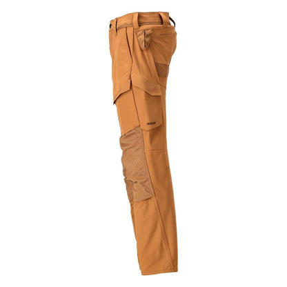 Παντελόνι με τσέπες στο γόνατο, παντελόνι ULTIMATE STRETCH, καφέ καρύδι