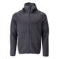 Πουλόβερ φλις, κουκούλα, μπουφάν microfleece με φερμουάρ, μαύρο-μπλε
