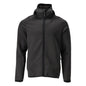 Πουλόβερ φλις, κουκούλα, μπουφάν microfleece με φερμουάρ, μαύρο