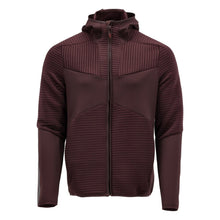 Πουλόβερ φλις, κουκούλα, μπουφάν microfleece με φερμουάρ, μπορντό