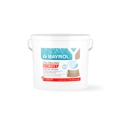 BAYROL Chlorilong® ULTIMATE7 διφασικά δισκία χλωρίου με 7 λειτουργίες