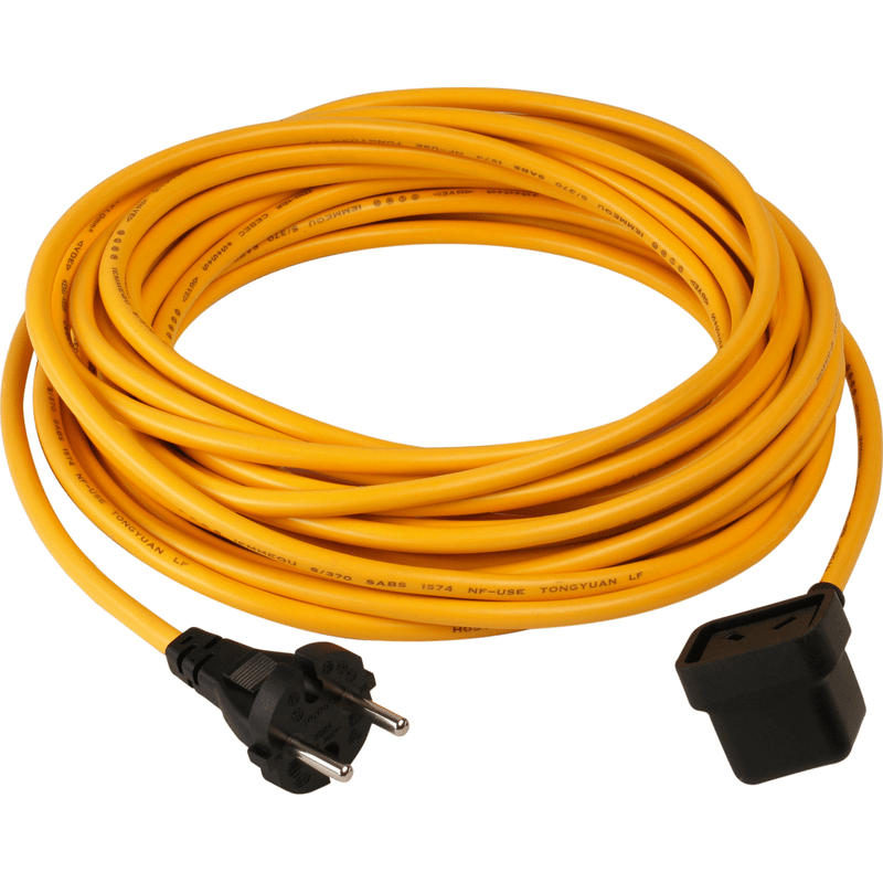 Numatic καλώδιο τροφοδοσίας 2-wire, 10 m x 1,0 mm, NuCable, κίτρινο | Συσκευασία (1 τεμάχιο)