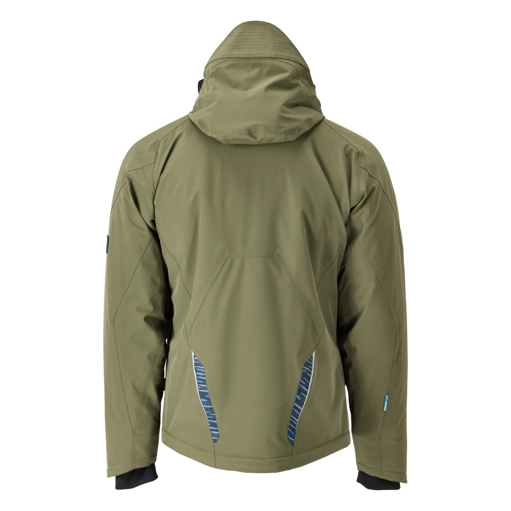 Χειμερινό μπουφάν με CLIMASCOT®, αδιάβροχο χειμερινό μπουφάν, πράσινο βρύα/μαύρο