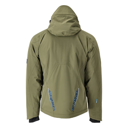 Χειμερινό μπουφάν με CLIMASCOT®, αδιάβροχο χειμερινό μπουφάν, πράσινο βρύα/μαύρο