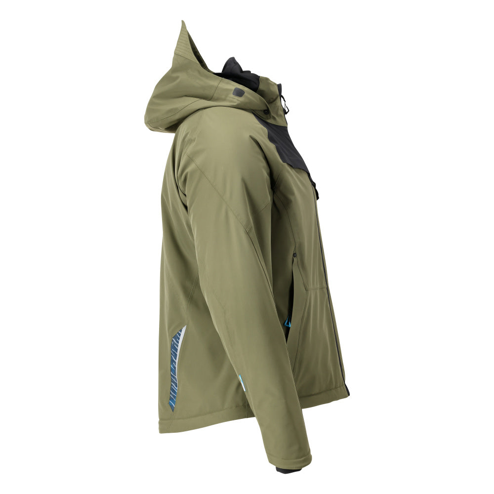 Χειμερινό μπουφάν με CLIMASCOT®, αδιάβροχο χειμερινό μπουφάν, πράσινο βρύα/μαύρο