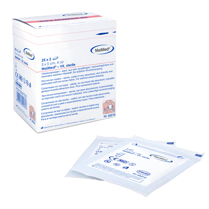 Αποστειρωμένες κομπρέσες fleece MaiMed-VK