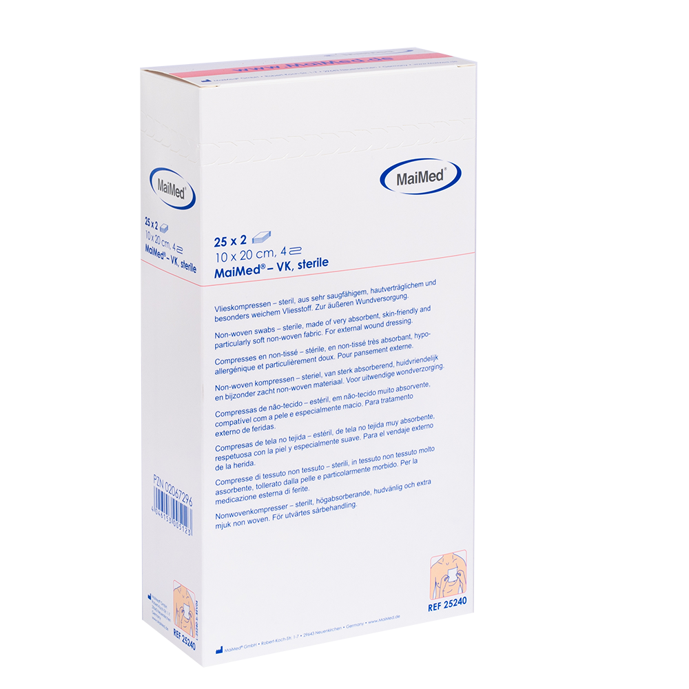 Αποστειρωμένες κομπρέσες fleece MaiMed-VK
