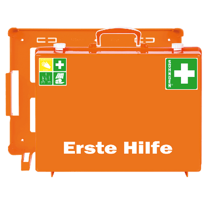 Erste Hilfe-Koffer MT-CD orange mit Füllung Standard DIN13169