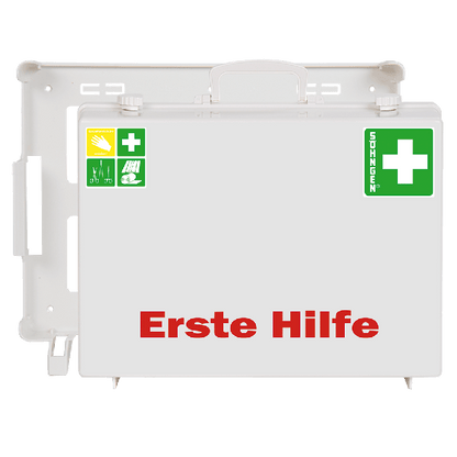 Erste Hilfe-Koffer MT-CD weiss mit Füllung Standard DIN 13169