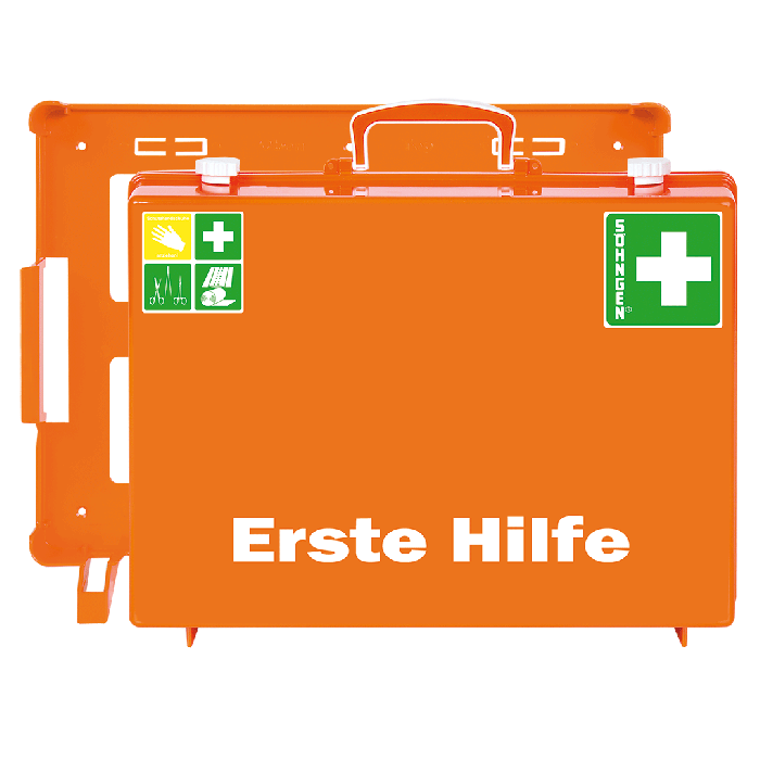 Erste-Hilfe-Koffer MT-CD orange mit Füllung Standard ERW DIN 13169