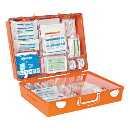 Erste-Hilfe-Koffer MT-CD orange mit Füllung Standard ERW DIN 13169