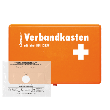 VBK KIEL KU-orange mit Füllung Standard DIN 13157 und Beatmungstuch