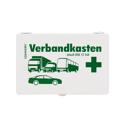 KFZ-Verbandkasten ST weiss mit Füllung Standard DIN 13164