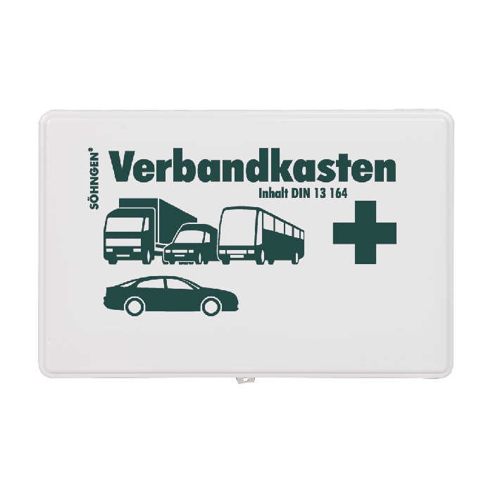 KFZ-Verbandkasten KU weiss mit füllung Standard DIN 13164