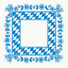 Το Dunicel Mitteldecke 84x84 cm από την Duni GmbH παρουσιάζει ένα μπλε-λευκό βαυαρικό μοτίβο με μπλε λουλουδάτες πινελιές στο περίγραμμα, ιδανικό για το Oktoberfest, και παραδίδεται σε συσκευασία των 100. Η μέση είναι κενή για την ευέλικτη εορταστική χρήση.