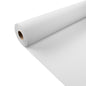 Η Duni GmbH Tischdecken-Unterlagen 20 x 1,10 m Rolle, ιδανική ως προστασία τραπεζιού για εορταστικές εκδηλώσεις και εκδηλώσεις, είναι εν μέρει ξετυλιγμένη σε λευκό φόντο, με ορατό εσωτερικό ρολό από χαρτόνι στα αριστερά.