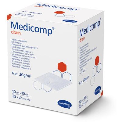 Medicomp dr st 10x10 S306f | Συσκευασία (50 τεμάχια)
