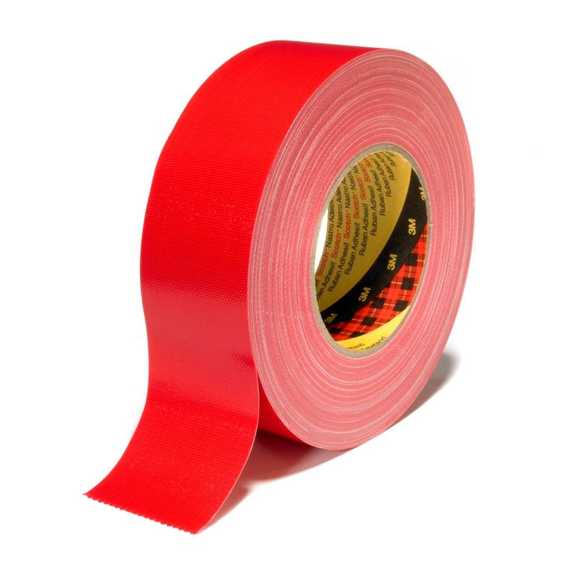 3M™ Fabric Adhesive Tape 389 Red - Duct Tape για ισχυρή πρόσφυση