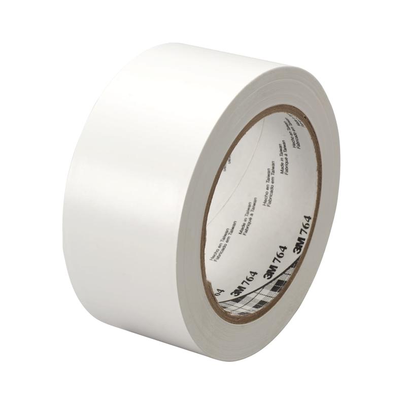 3M™ Ταινία PVC Γενικής Χρήσης 764, Λευκή, 50mm x 33m, 0,13mm | Συσκευασία (1 ρολό)