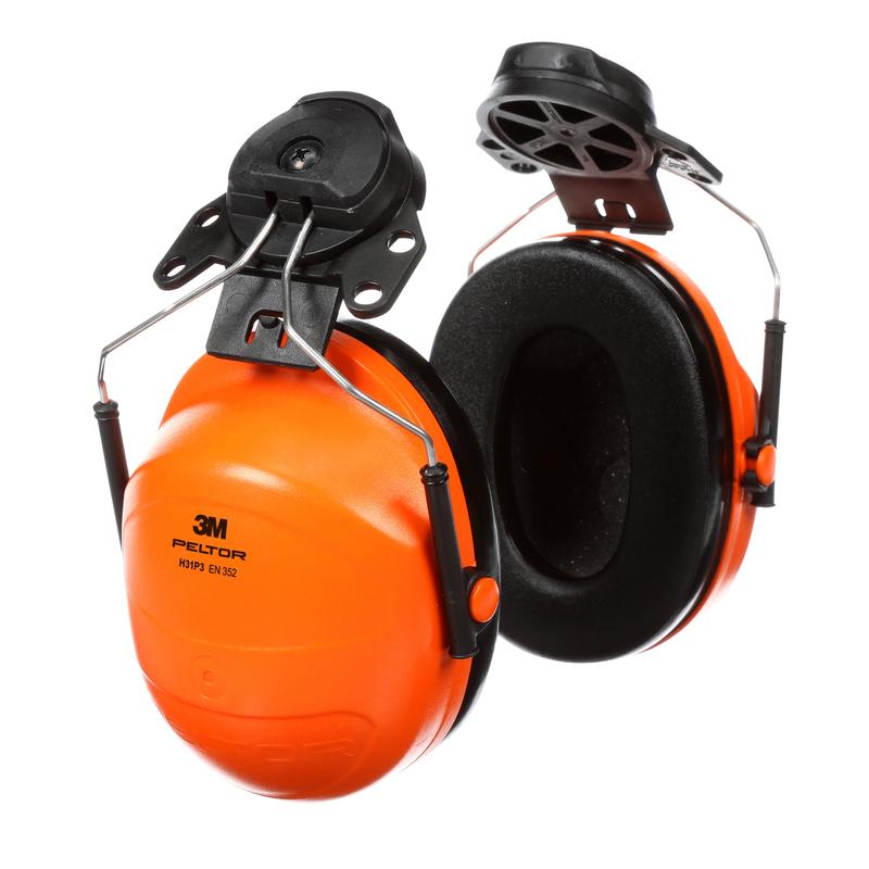 Ωτοασπίδες 3M™ PELTOR™, πορτοκαλί, βάση κράνους, H31P3E 300 | Συσκευασία (1 τεμάχιο)