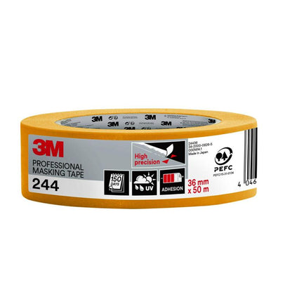 3M™ Painter's Masking Tape 244, 50 m - κολλητική ταινία για εργασίες βαφής